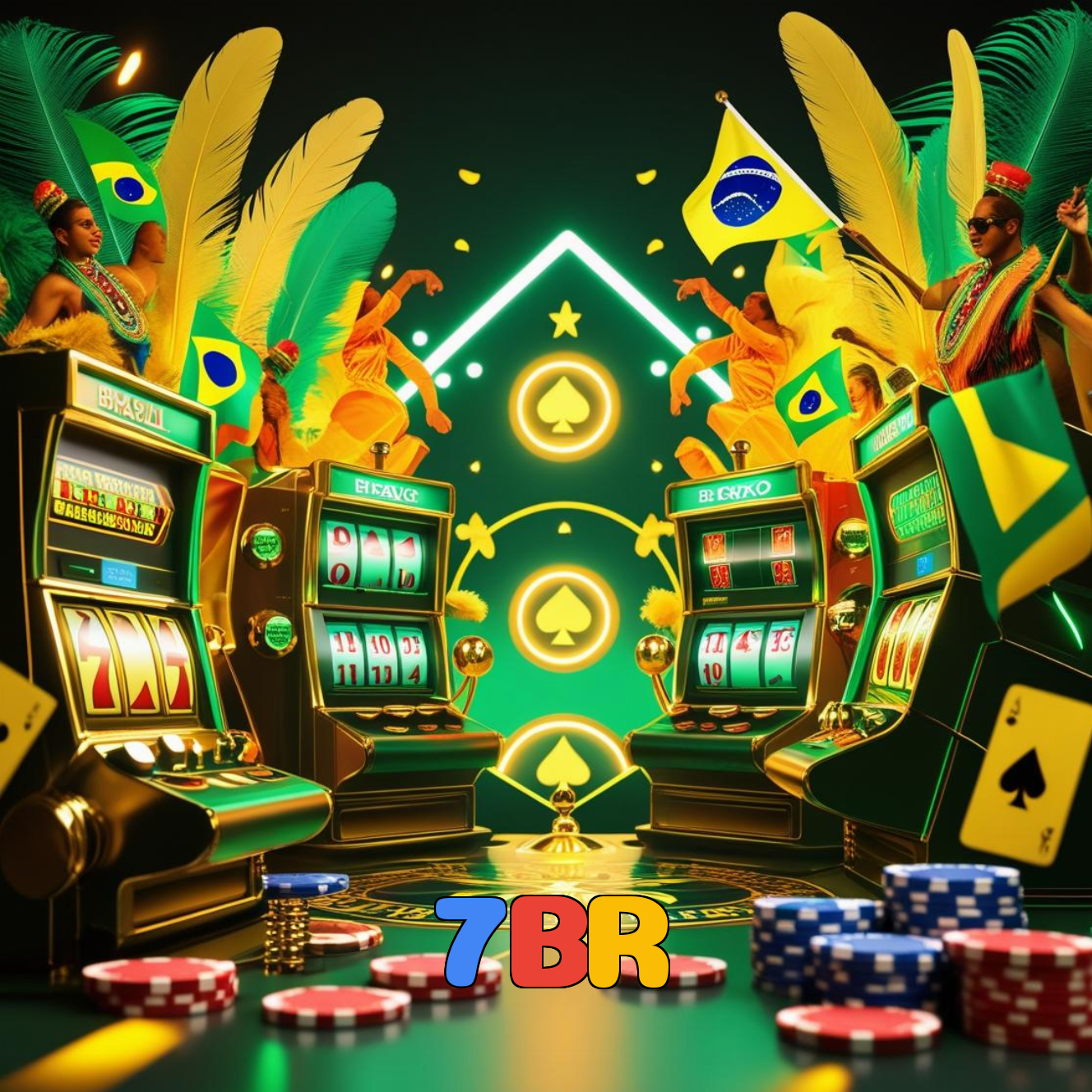 7BR：Gire as slots e conquiste jackpots de tirar o fôlego!